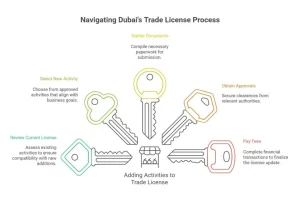 add activities in trade license